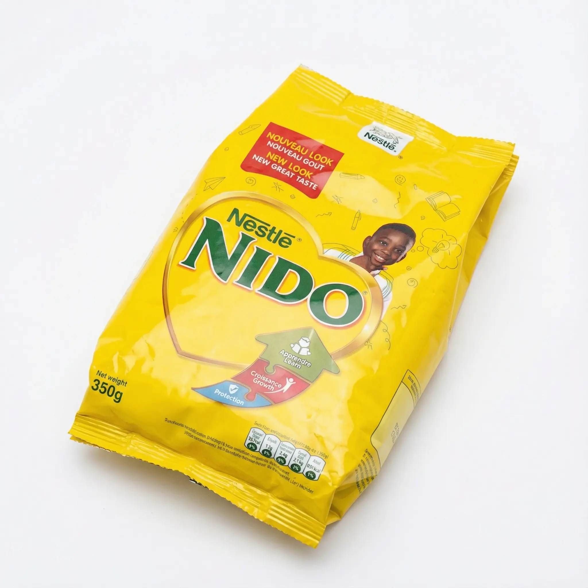 sachet lait en poudre Nestlé NIDO format pratique